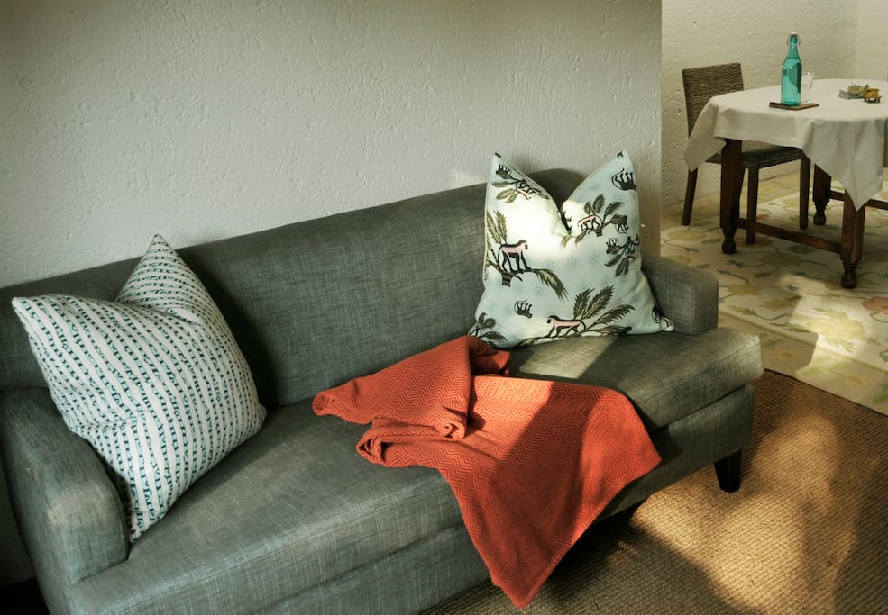 Your personal TV and sitting area.