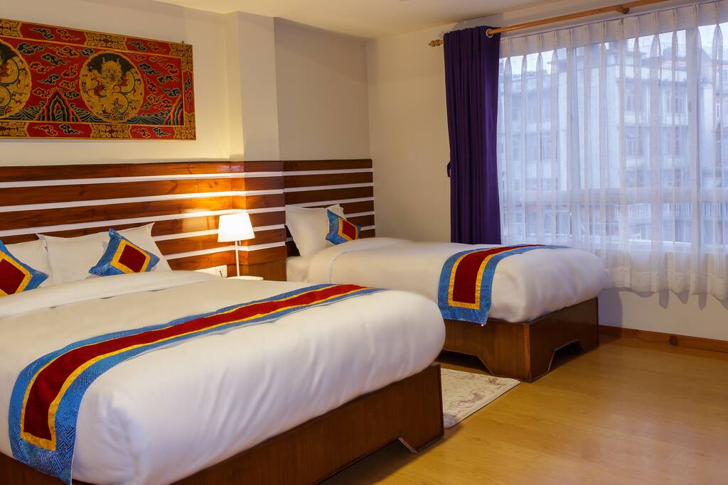 Clean and comfy beds.