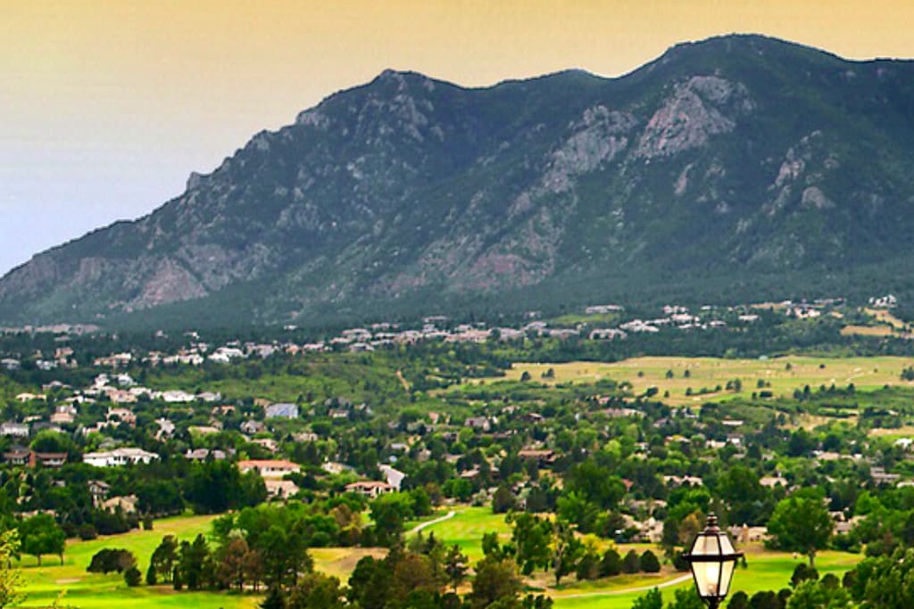 View of the house from Cheyenne Mountain Resort