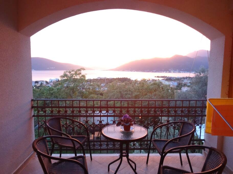 balcony and view