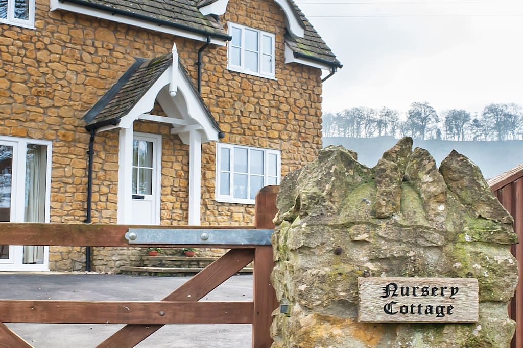 Mellow local stone quarried from the estate.