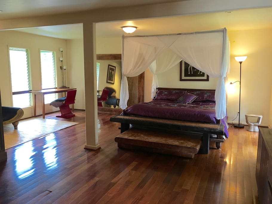 Large, spacious, private suite with private entrance.