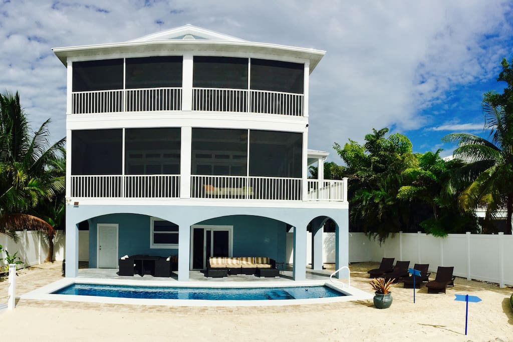 Brand New Beach House right on the Ocean