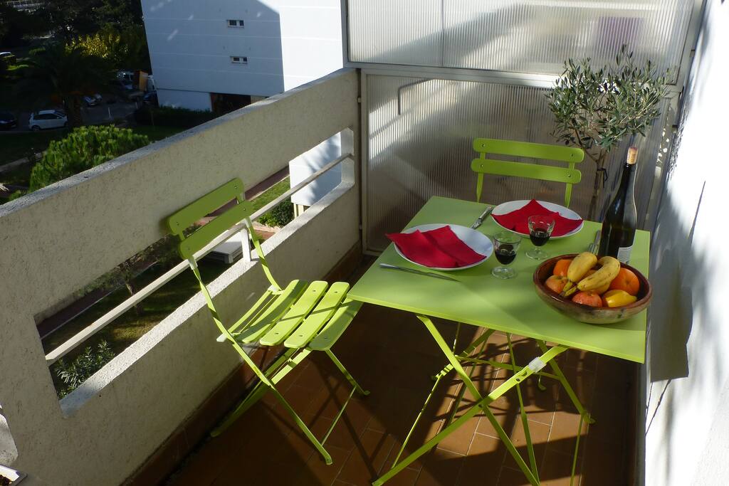 un petit coin du balcon