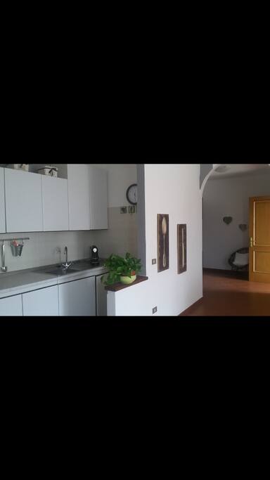 The kitchen.