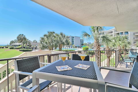 Popular Airbnb listing: Beachfront 1st Floor Condo | Walk Everywhere in Litchfield Beach