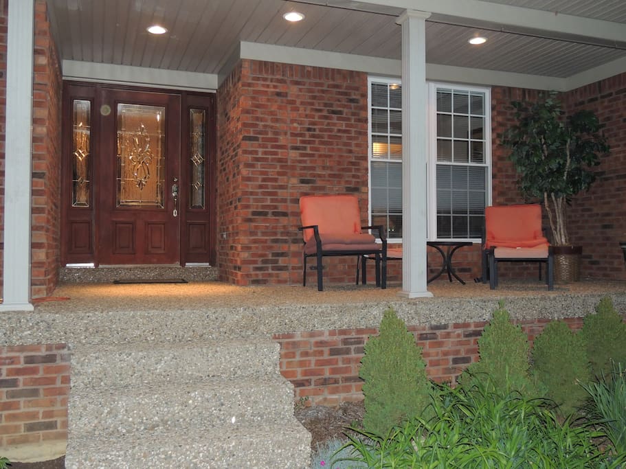 Relax on the front porch