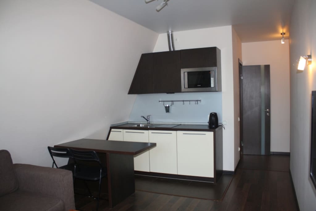 kitchen-living room