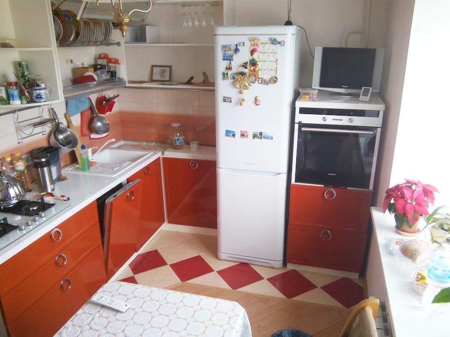 Полностью оборудованная кухня
