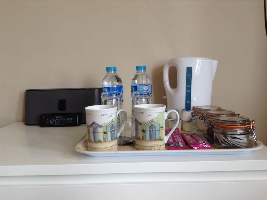 Tea and coffee making facilities available