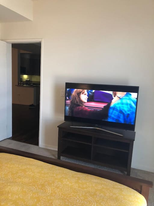 4K resolution 50” Smart Tv equipped with a Netflix, Hulu Etc. (WiFi included)