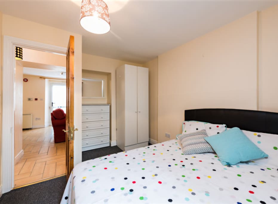 Lovely cosy room with heater and direct access to garden
