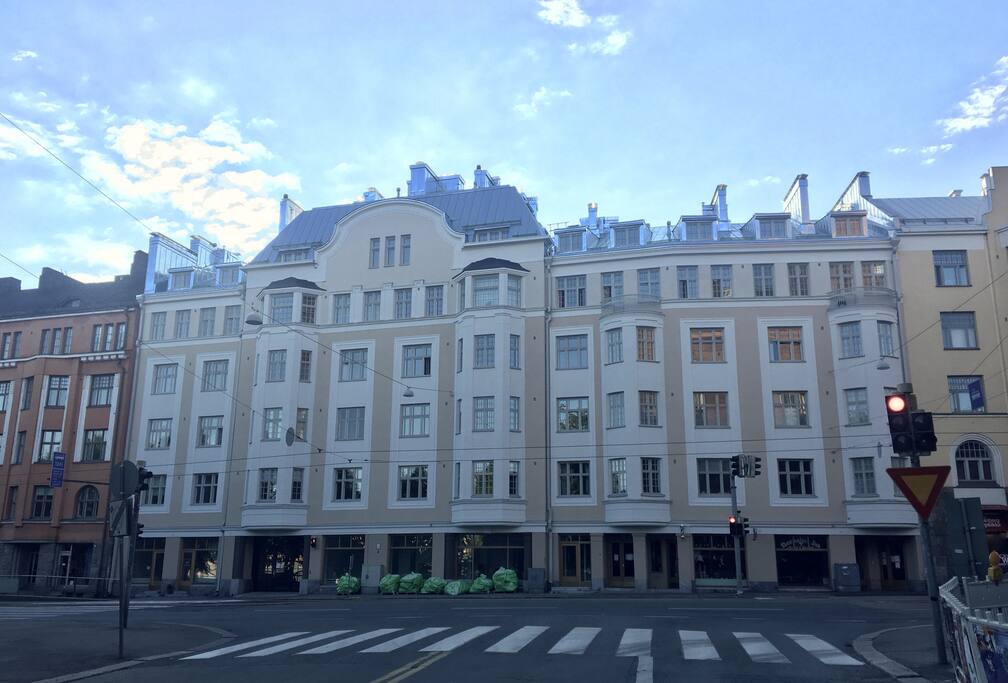 The building facade