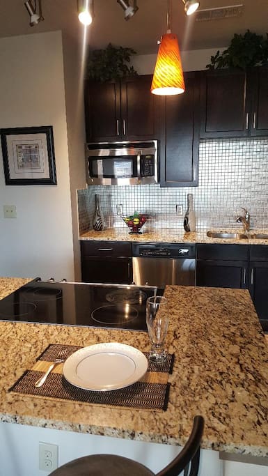 Counter top eating area