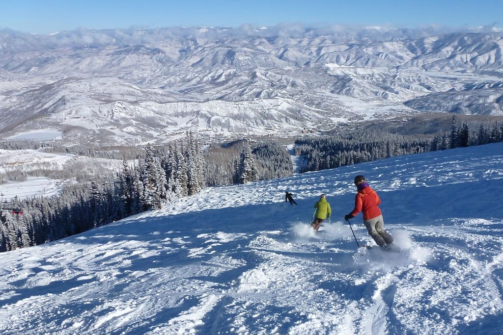 Skiing Snowmass Mountain is just steps away from our slope side condo. The mountain has trails for beginners to experts.