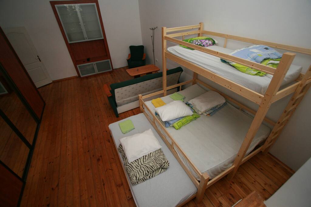 king size mattress and two single beds