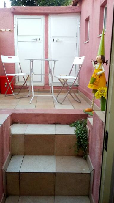 Nice terrace wen you can eat breackfast or just relax in final of your day ...