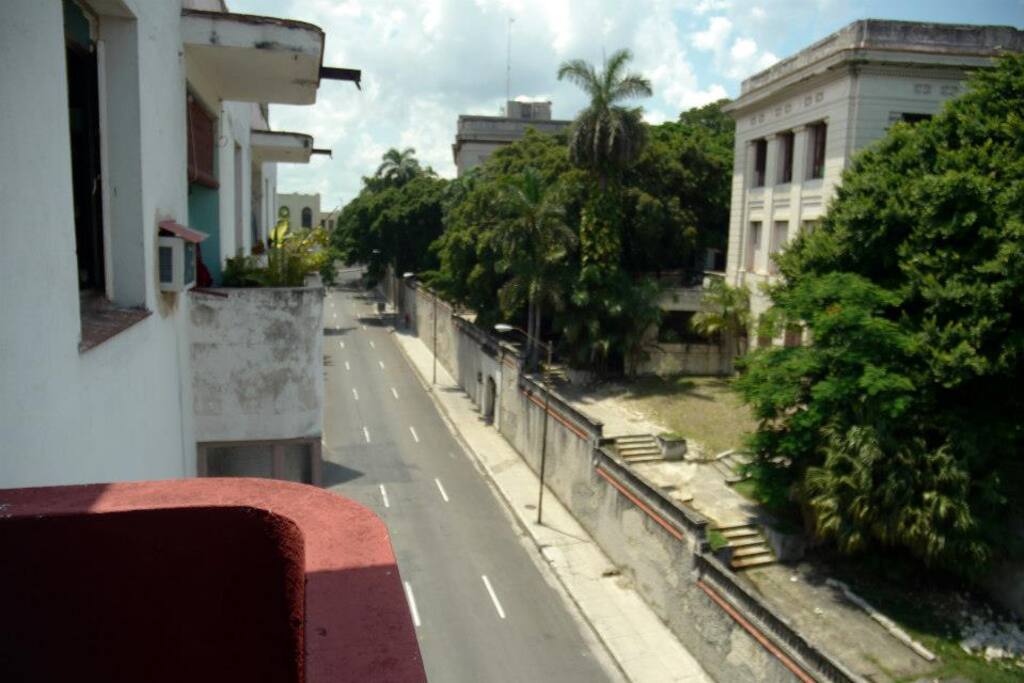Balcony view.