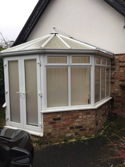 South facing conservatory