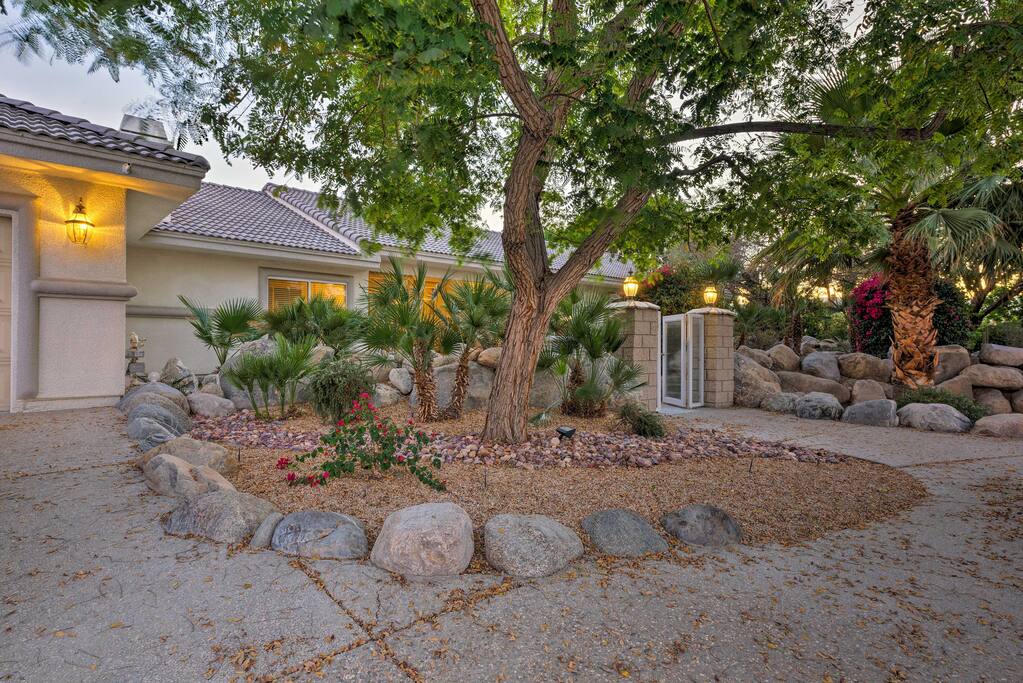 This home boasts a 6,600-square-foot living space and backyard oasis.