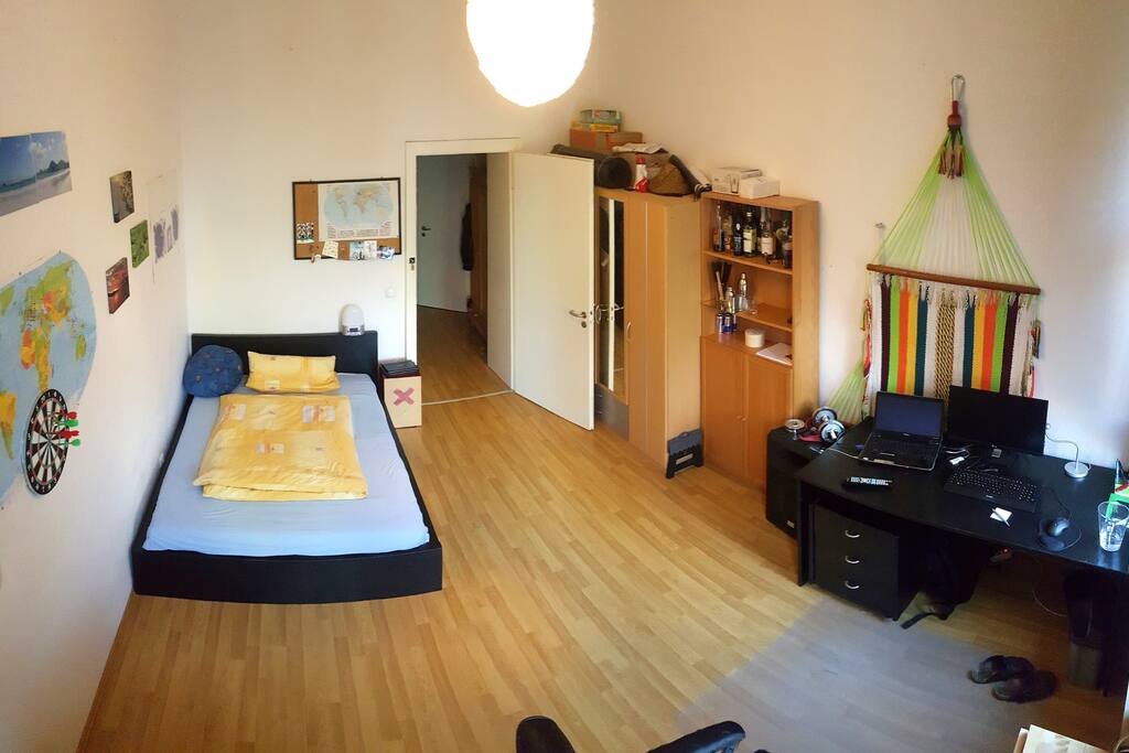 View of the room with your comfortable bed