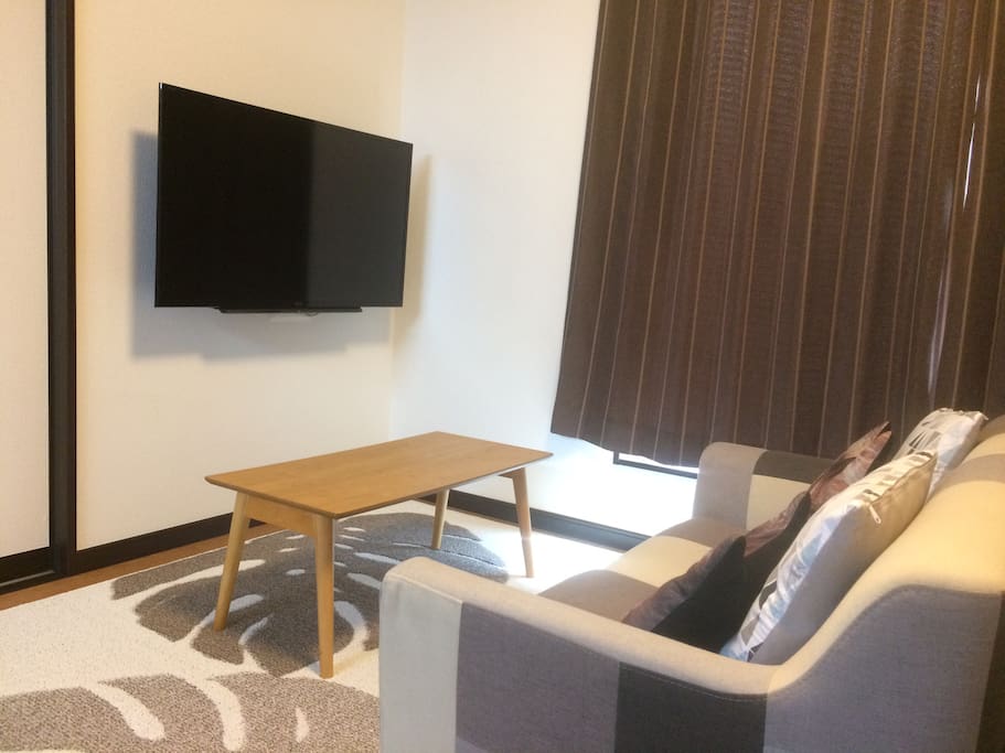Guest room 3/6 (TV and couch)