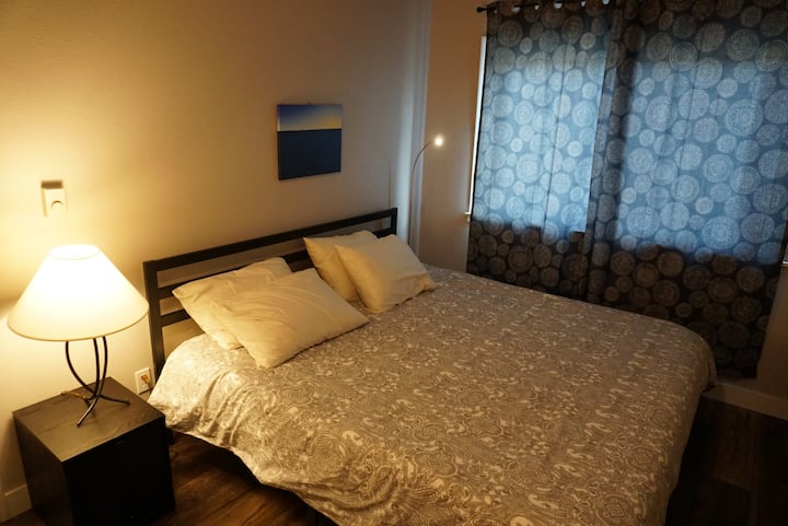 Dubbelsäng med kingsize-säng i BR