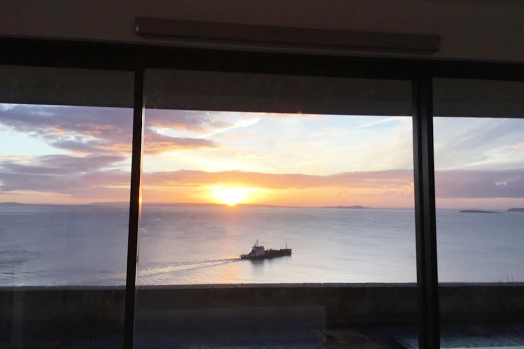Sunrise from the master bedroom