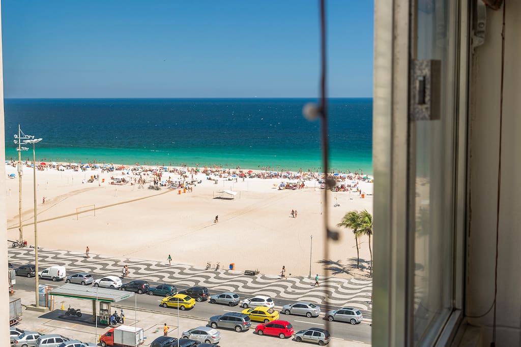 Not kidding about the view!