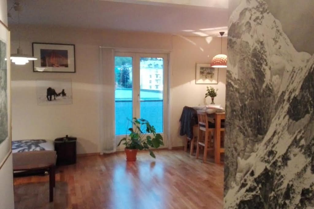 View from the entrance of the apartment.