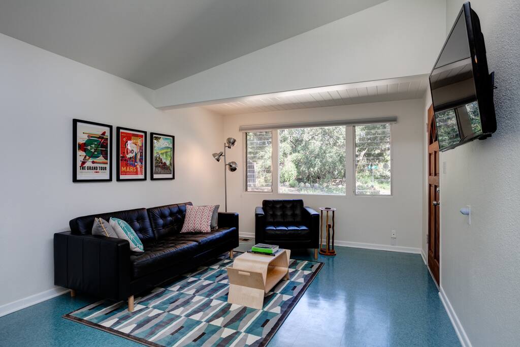 Living room with TV