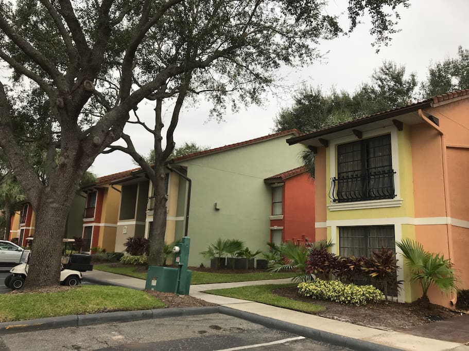 Outside of units