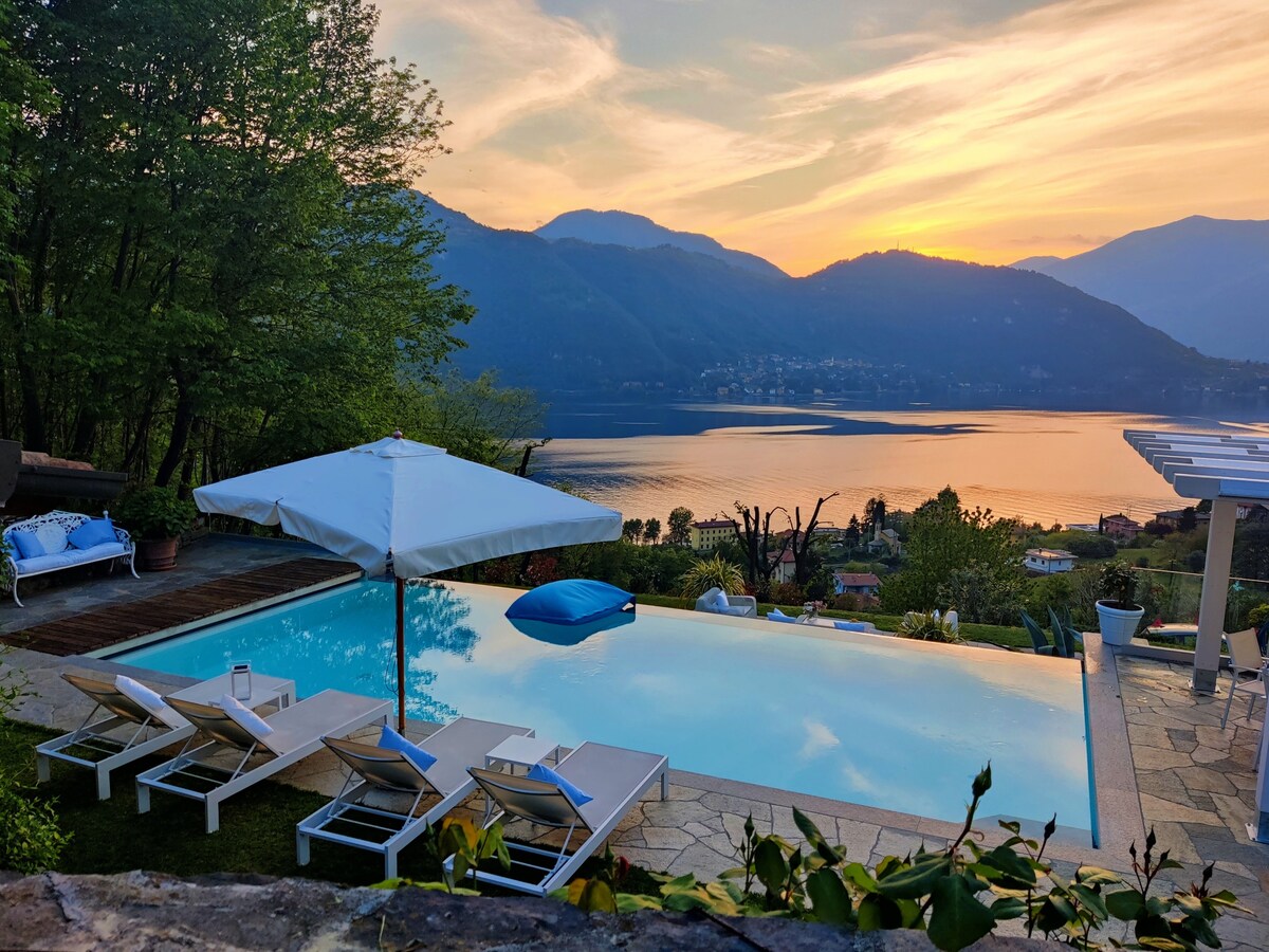 Villa Maria Laura, Infinity Pool - Villas For Rent In Lierna Lecco ...