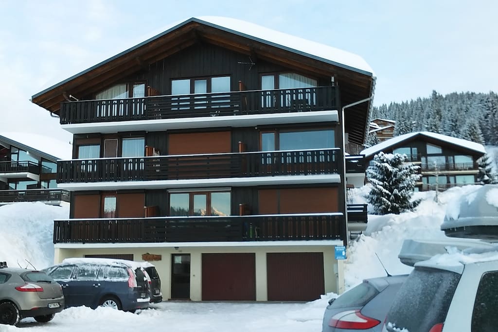 CHALET ET SON PARKING