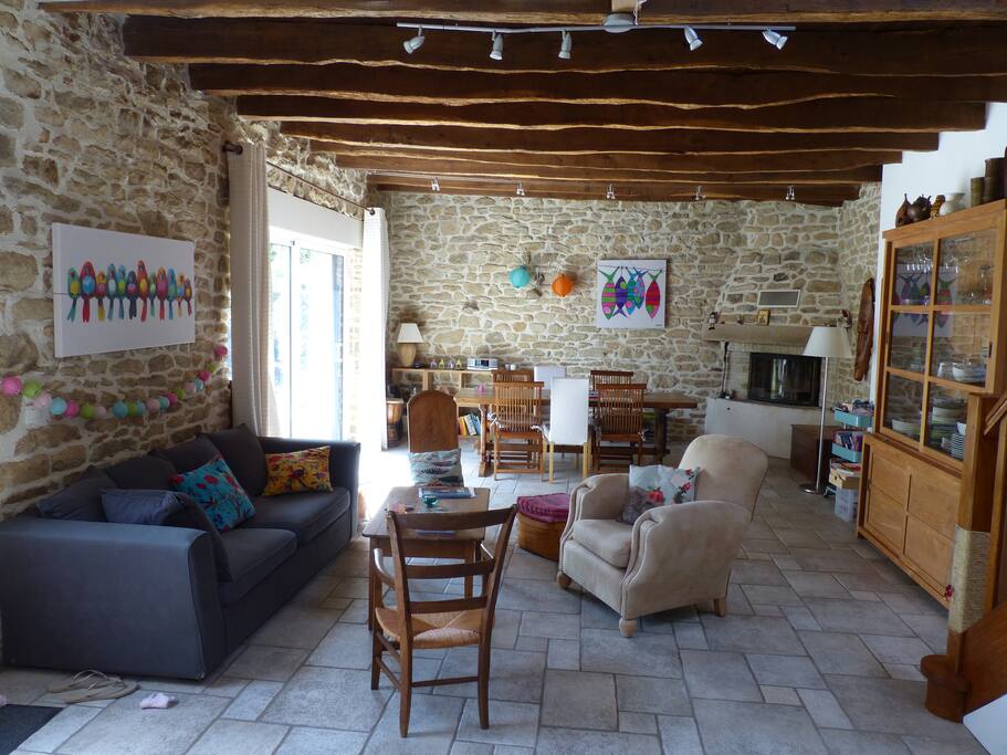 Pièce de vie côté salon