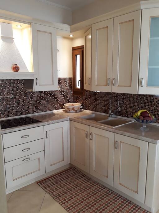 kitchen area of the apartment