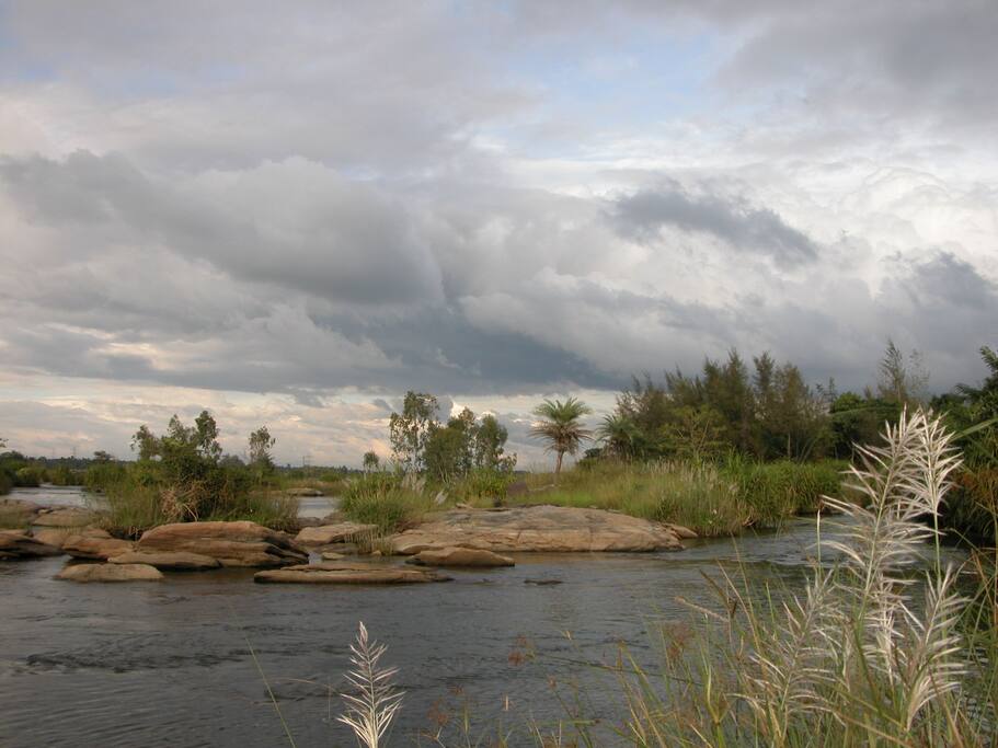 The river views are spectacular