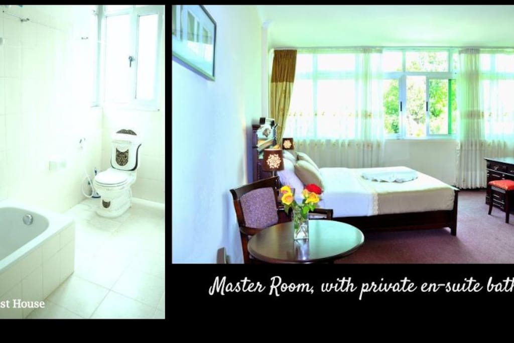One master bedroom on your floor with en-suite bath