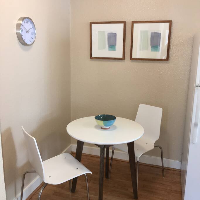 Dinning table// extra chairs available