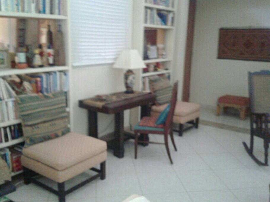Living room working space