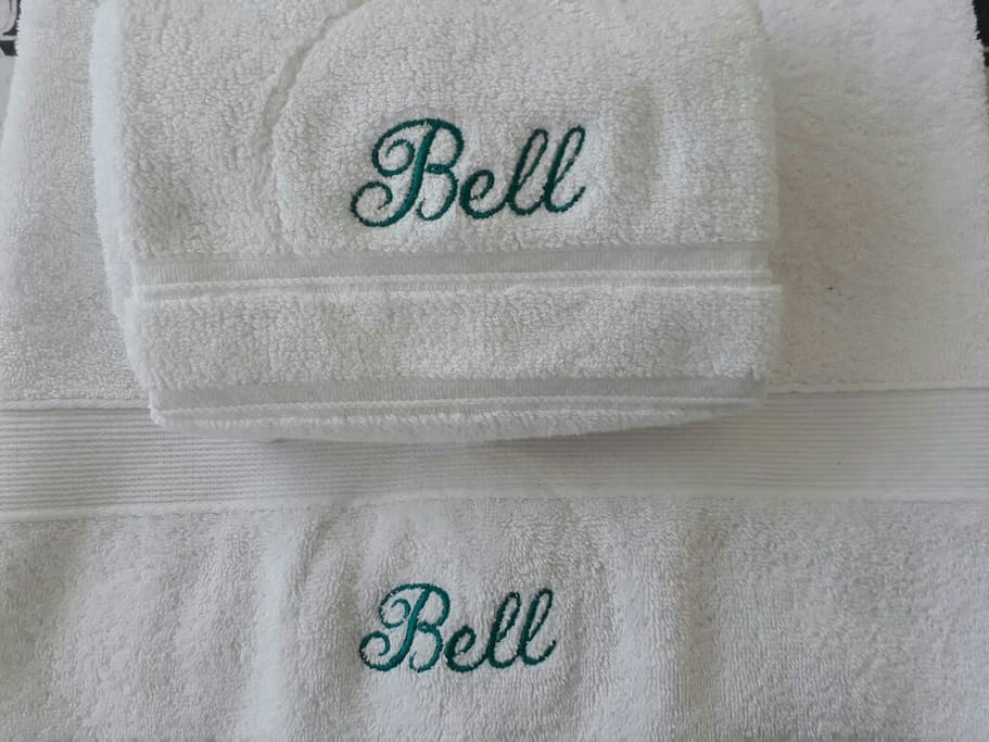 Towels and sheets for all the guests