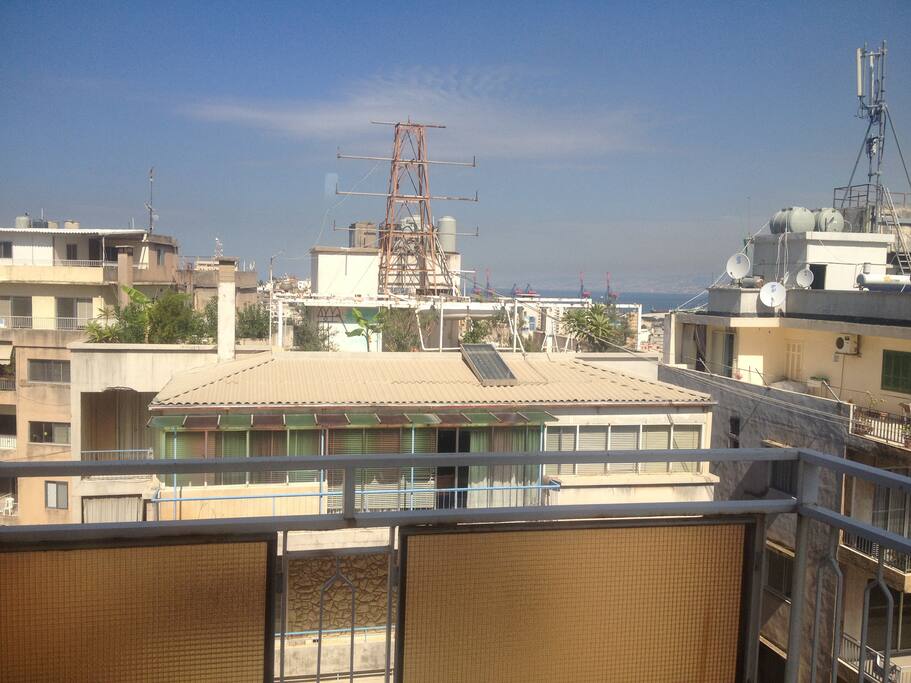 The view on the sea