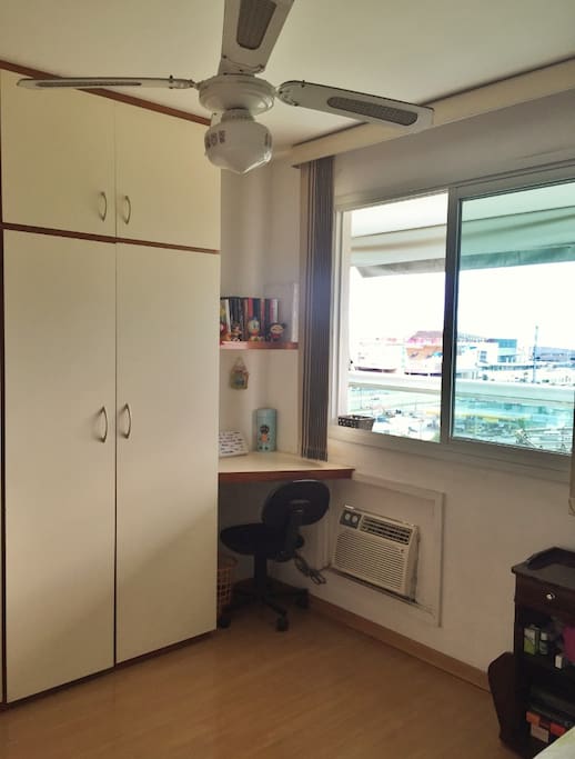 Ar Condicionado e ventilador de teto