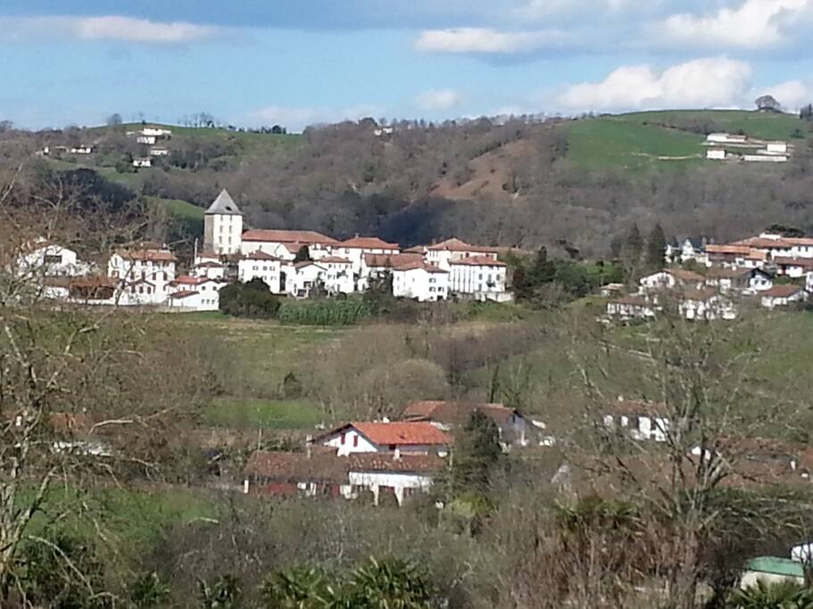 Vue du village depuis la chambre