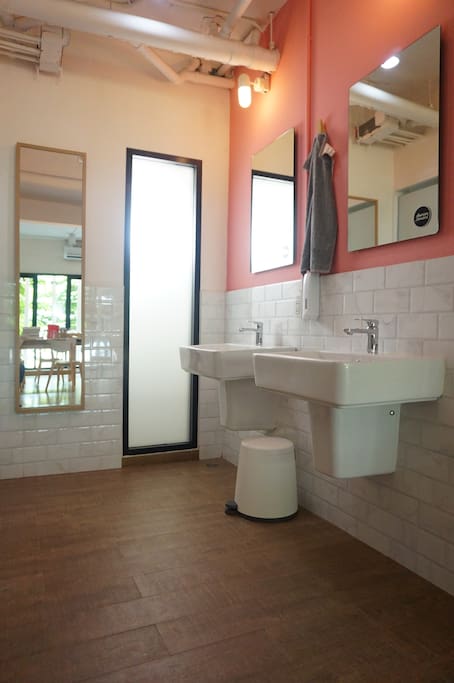 Bathroom and toilet