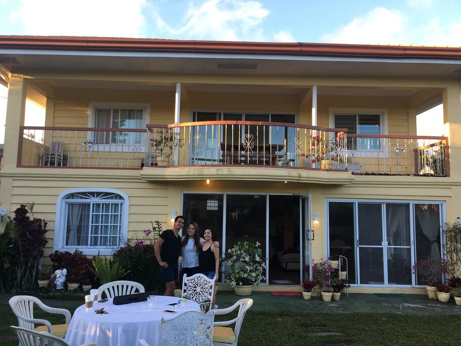 Front view of the house