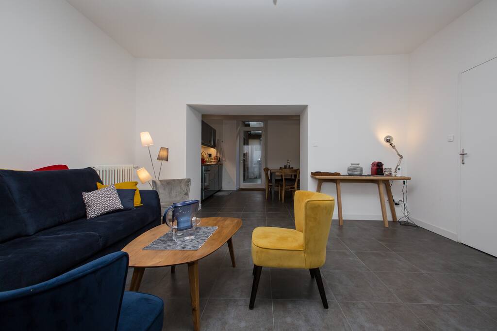 Un espace ouvert au rez de chaussée