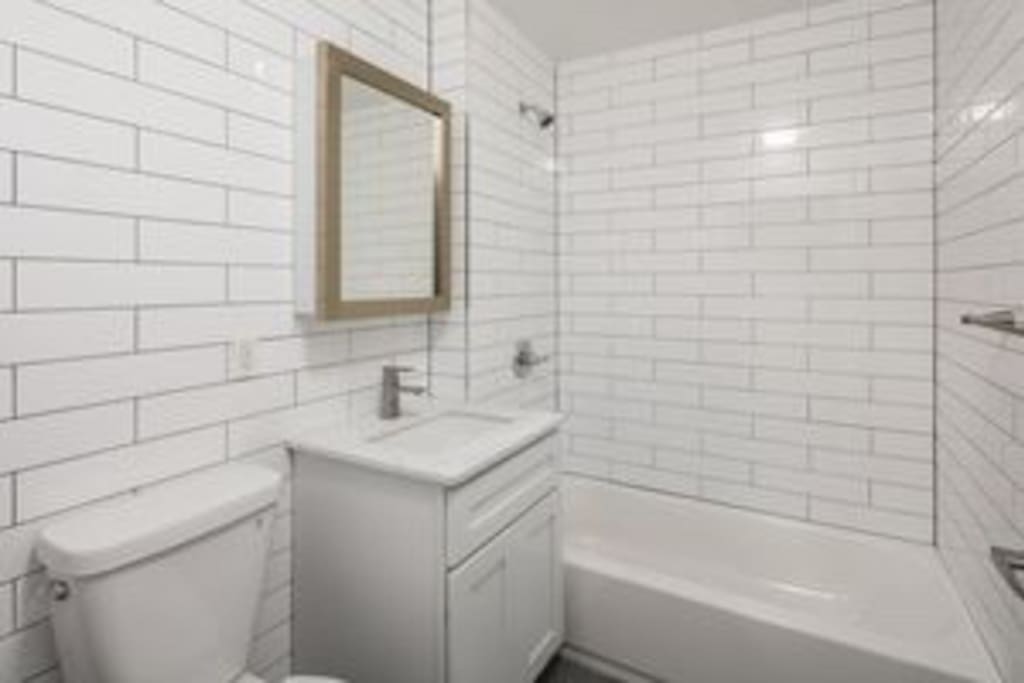 Brand new bathroom!