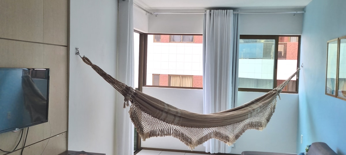 Popular Airbnb listing: Maceió. vacation apartment with balcony and sea view in Alagoas