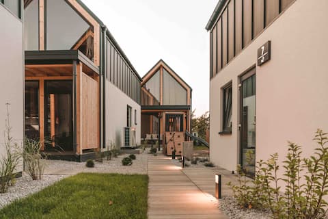 Pura slow life houses 1- jacuzzi/ 450 m od morza